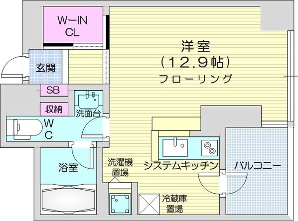 豊水すすきの駅 徒歩2分 10階の物件間取画像